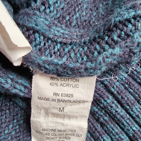 Method 1/4 Zip Mock Neck Sweater M - Picture 6 of 7